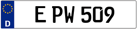 Truck License Plate